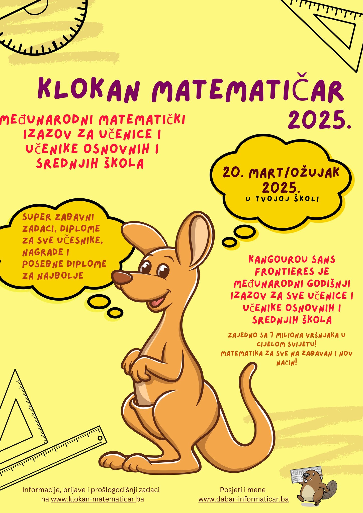 Rezultati matematičkog natjecanja Klokan