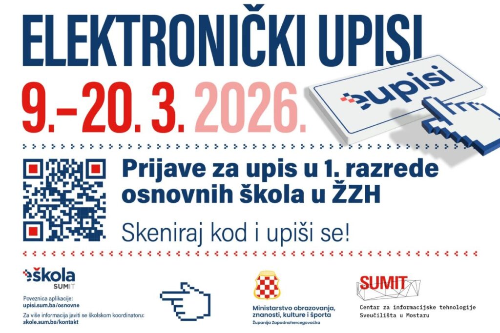 Elektroničke prijave za upise u prve razrede