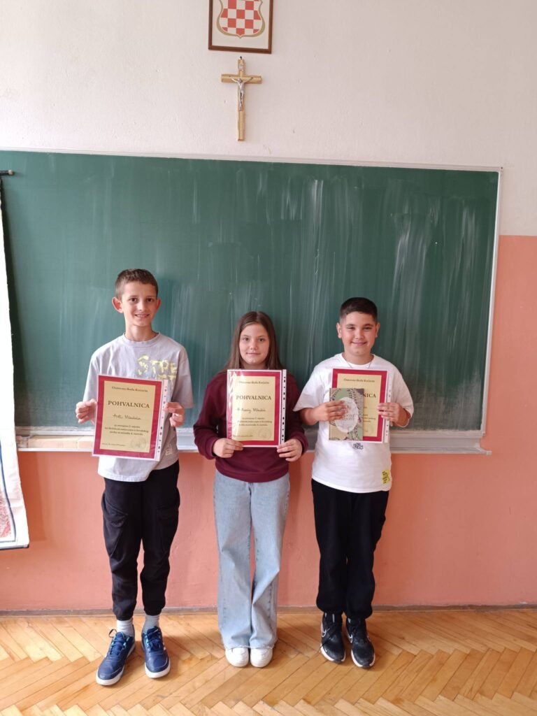 Natjecanja iz Krasnoslova i Matemetike za 4 i 5 razrede